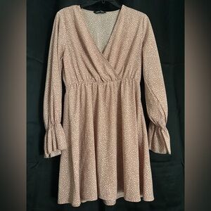 Pink Polka dot Dress